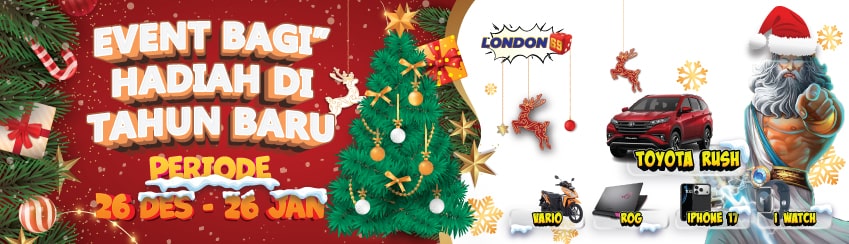 BAGI BAGI HADIAH DI TAHUN BARU BERSAMA LONDON69!!